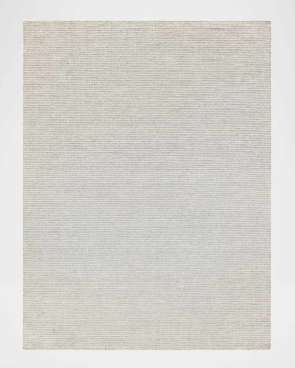 Key West Hand-Tufted Light Silver Rug, 9' x 12'
